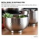 thumbnail image 4 of Stainless Steel Double Layer Blessed Bowl for Home Use 3Pcs Household Bowls, 4 of 4