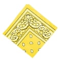 thumbnail image 2 of Novedad Bandanas de Estampado de Paisley Diadema de dos cara Envoltura Bufanda para el cuello para mujeres y hombres Luz amarillo, 2 of 6