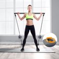 thumbnail image 2 of TFCFL Workout Bands & Pump Exercise Bands Fitness Pump & Band Kit w/ Handles 3-18kg, 2 of 18