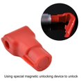 thumbnail image 1 of Cerradura Antirrobo Puerta de Teléfono Móvil, Bloqueo Rojo de Gancho, Usando un Dispositivo Especial de Desbloqueo Magnético, para Enlace de Productos, Ganchos de Supermercados. 100 Piezas)6mm) Khall Tendencias, 1 of 6