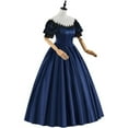 thumbnail image 3 of Women's Rococo Ball Gown Lace Sleeve Historical Victorian Dress Civil War Southern Belle Gown, 3 of 7