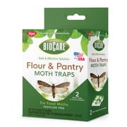 Enoz BioCare Flour and Pantry Moth Traps, Attracts and Kills Food Moths, 2 Count, 4 Pack