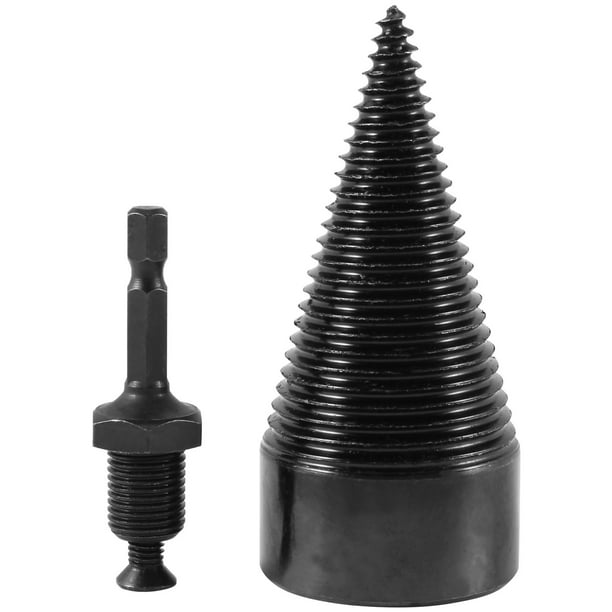 42mm Hex Firewood Splitter Machine Drill Wood Cone Reamer Punch Driver Step Drill Bit Split