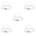 thumbnail image 2 of Guardurnaity tejida Cera Algodón Cuerda Cuerda Pulseras Tejido Trenzado Ajustable Retro Parejas Brazaletes Joyería Regalo Blanco Type2 NO2, 2 of 6