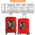 thumbnail image 3 of 18-32 Inch Capacity Travel Essentials Bag Golden Letter Series Printed Pattern Travel Accessories Trolley Case Protective Cover 8golden E M, 3 of 6