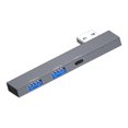 thumbnail image 2 of CNKOO Hub de Transfert USB 3.0 Portable 3 en 1 Séparateur USB Compact Expandeur USB3.0 USB2.0 Type C, 2 of 7