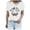 White, variant on Gunia Halloween T Shirts For Women Ghost Graphic Print Short Sleeve Crew Neck Casual Holiday Tops Plus Size Tee Shirts Black S-5Xl