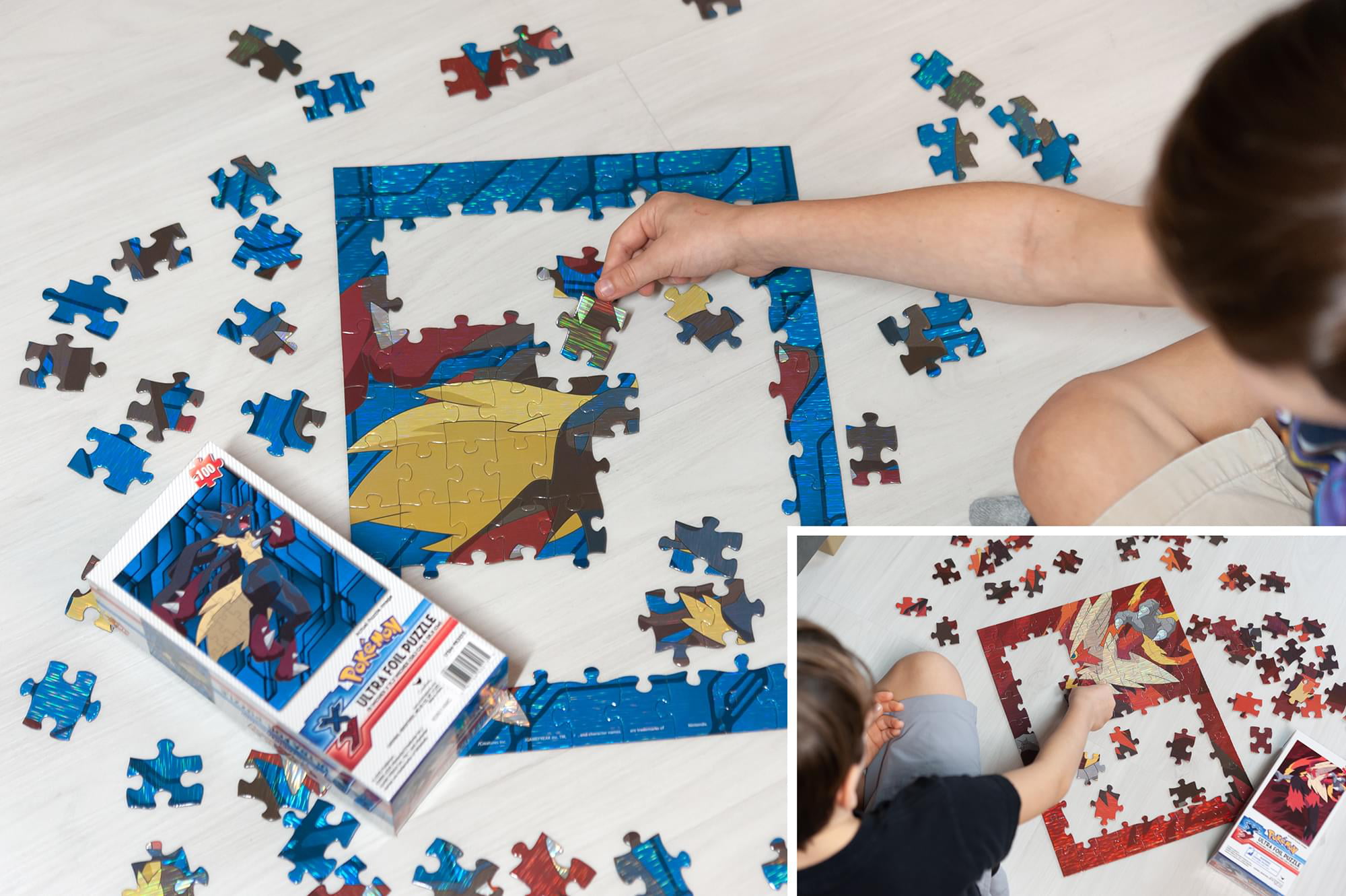 POKEMON 4 X 100 pièces jigsaw puzzles-Neuf 