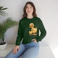 thumbnail image 6 of TSmartArt @ Walmart. Peeking Ducks Heavy Blend™ Sweatshirt. Unisex Teen Adult Pullover, 6 of 9