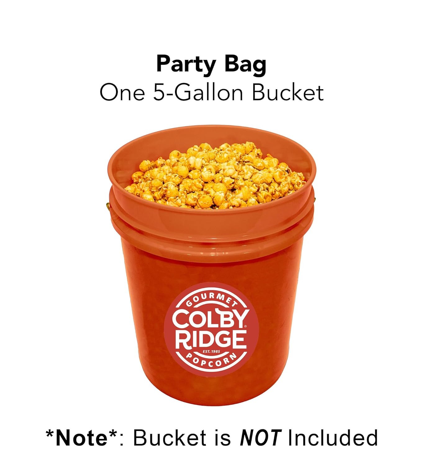 Colby Ridge Baby Blue Vanilla Flavored Gender Reveal Gourmet Craft Popped Gluten Free Popcorn Bulk Sized Large Gift Bags (Bulk 5 gal 80 cups)