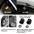 thumbnail image 6 of Car Truck Bullet Antenna with Tire Valve Caps American Flag Universal for GMC Sierra Chevy Silverado Dodge Ram 1500 2500 3500 Ford F150 F250 F350, 6 of 8