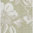 thumbnail image 4 of HomeRoots 667961 8 x 10 ft. Artichoke Green & Ivory Floral Transitional Washable Machine Made Rectangle Area Rug with UV Protection, 4 of 9
