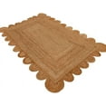 thumbnail image 3 of Handmade Braided Natural Farmhouse Jute Scalloped Rugs , Home Décor Natural Jute Rugs & Carpet Size , 5 x 5 Feet ( 150 cm x 150 cm )Square, 3 of 3