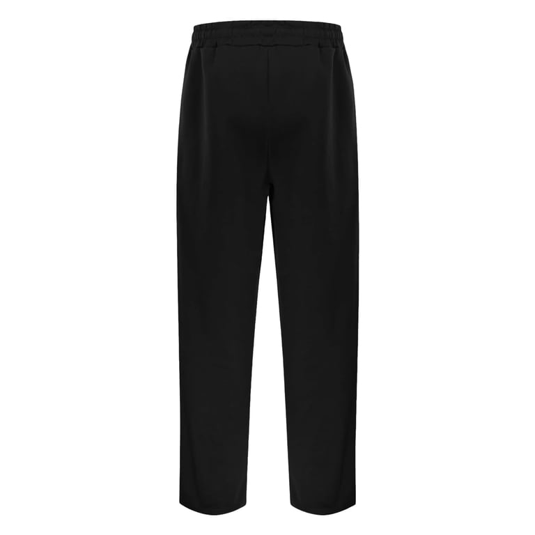 Mens Wide Leg Pants Black Baggy Pants Men's Baggy Pants Wide Leg