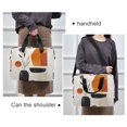 thumbnail image 6 of FORMRS 16" Laptop Bag Carrying Sleeve Case with Handle Travel Shoulder Briefcase, White Abstract Shapes, 6 of 8