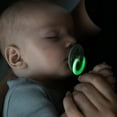 thumbnail image 5 of BIBS Colour Glow in The Dark Latex Pacifier Size 1, 0-6 Months, Sage/Cloud, 2 Pack, Infant, 5 of 9