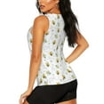 thumbnail image 3 of Lsque Bee Printed Workout Tank Tops for Women, Athletic Sports Tank Tops, Compression Sleeveless Dry Fit Shirts,Sleeveless Yoga Shirt-Large, 3 of 9