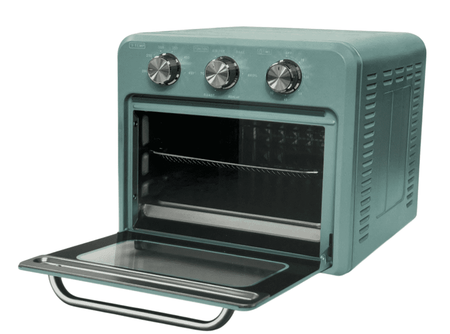 AR+COOK 17 Qt Capacity Air Fryer Oven, Aqua Blue