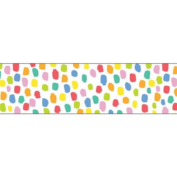 Creative Teaching Core Decor Colorful Messy Dots EZ Border (CTP 10878)