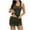 Green, variant on Tnhcen Women's Summer Sleeveless Tank & Shorts Pajama Set Two-Piece Casual Sleepwear S-XL Soft Polyester Leisure Wear