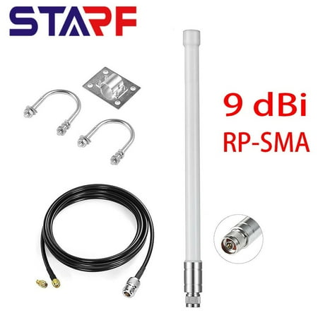 

RANMEI 868Mhz Helium Hotspot Miner 9dBi Antenna &10FT Cable for RAK Nebra Bobcat