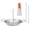 Type B, variant on Homelife Stainless Steel Vertical Skewer Grill Set with 3 Spikes (8”/10"/12”) Brushes Oil Can Kebab Rack for Tacos Al Pastor Kebabs Oven BBQ