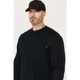 thumbnail image 2 of Hawx Work Gear Men's Fr Long Sleeve Pocket Henley - HXFRFA24K57-NVY, 2 of 4