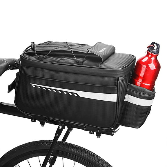 Bag Waterproof Insulated Trunk Cooler Bag Cycle Rear Rack Seat Bag Luggage Storage Bag Bike Bag Shoulder Bag
