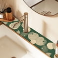 thumbnail image 2 of Yayeee Faucet Mat for Kitchen Sink 30" Diatomite Long Splash Guard Pad, Beige Abstract, 2 Pack, 2 of 7
