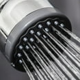 thumbnail image 5 of Aquabliss Daily Spa High-Pressure Shower Head Eco – 42 PressureForce Nozzles, Self-Cleaning Silicone Jets, Wide Pivoting Spray – Chrome, 5 of 9