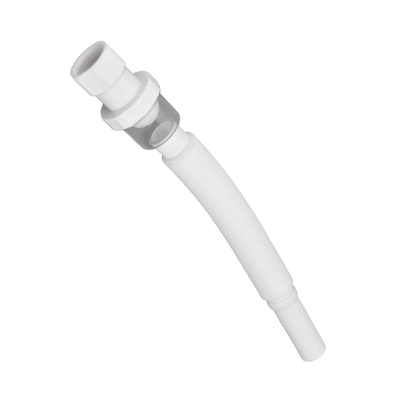 Ymiko Flexible Drain Pipe,Sink Drain Pipe Laundry Drain Tube White Wash