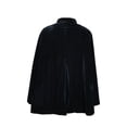 thumbnail image 4 of Short Renaissance Cloak, Velvet Capelet Lined in Satin, Unisex, Medieval, 4 of 5