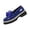 bleu, variante sur Chaussures à Talon Épais en Cuir Verni, Mocassins à Enfiler pour Femmes en Cuir Verni à Talon Épais avec Nœud, Élégants à Bout Rond, Plateforme, Chaussures d'École pour le Quotidien, Fête, Mariage, Robe de Mariée, Noir 8.5