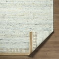 thumbnail image 5 of Hauteloom Andrey Boho Hand Woven Natural Fiber Wool Area Rug - Farmhouse Solid Color Carpet for Living Room, Bedroom, Dining Room - Dark Beige, Light Brown - 8' x 10' (8x10), 5 of 12