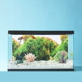 thumbnail image 3 of Vibrant Green Fish Tank Background Sticker for Aquarium Decor PET Double Sided Easy to Attach 36x24 Inches, 3 of 8