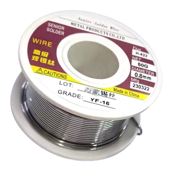 S SERENABLE Solder Wires Lighter Solder Tin Wires for Iron Sheets Copper Stainless Steel Diameter 0.8