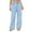 Light Blue, variant on Idoravan High Waisted Jeans for Women Wide Leg Women's Trendy Denim Trousers Women's Trendy High Waist Loose Straight