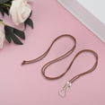 thumbnail image 5 of Cinturón de festival elegante de 1 pieza con hebilla única, cordón ajustable para mujeres, marrón claro, 5 of 5
