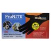 X-Large Powder-Free Latex Free Black Nitrile Gloves (Pack of 100)