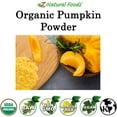 thumbnail image 4 of Organic Pumpkin Powder - Make Delicious Pumpkin Spice Lattes Coffee - Plant Based Superfood Supplement For Cooking Baking Recipes - Raw, Vegan, Non GMO, Gluten Free, Kosher - 1 Lb Size, 4 of 5