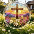 thumbnail image 4 of Acrylic Jigsaw Puzzle Suncatcher-Galactic Colorful Birds, Stained Glass Window Hanging, Home Decor Creative Mom Gifts, Birthday Gifts for Women,Wife, Sisters, Aunt, Besties 7.4in, 4 of 5
