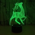 thumbnail image 5 of LINLIN 3D Night lamp, 3D lamp 3D Illusion Night Lights 3D Animal Optical Illusion Desk Lamp 7 Color Change USB Touch Switch Desk Night Light 3D Table Lamp for Kids, 5 of 6