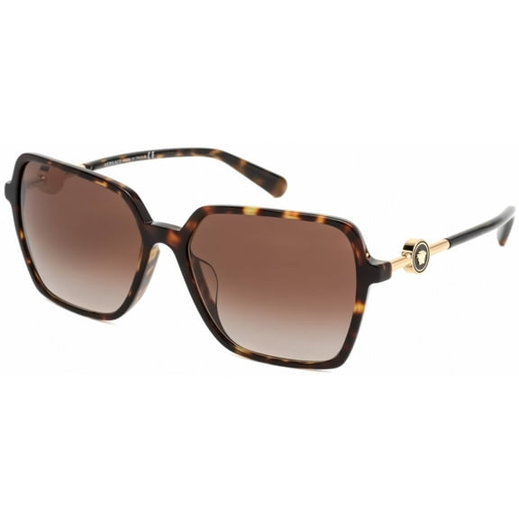 Versace Brown Gradient Square Ladies Sunglasses VE4396F 108/13 58