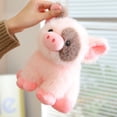 thumbnail image 2 of Fluffy Cute Pig Plush Toy 8in Soft Cartoon Pig Stuffed Farm Animal Doll Pillow Creative Birthday Gift, 2 of 8
