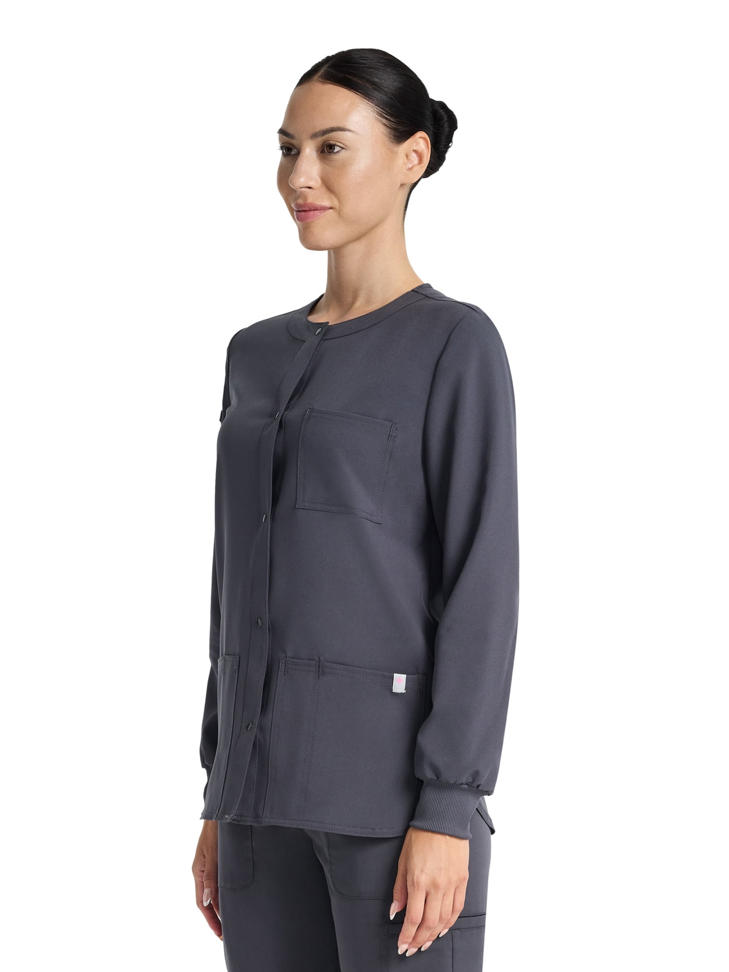 Scrubstar Fashion Seasonal Stretch Snap Warm-up Jacket, Sizes XS-3XL