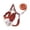 Red, variant on Adjustable Chest Back Harness for Small Dogs Cats, Breathable Mesh Vest Harness with Cute Bear Design, Escape Proof Buckle, No Pull No Choke for Daily Walks Outdoor Adventures Green S