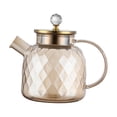 thumbnail image 4 of Tnarru Glass Pitcher Lightweight Tea Pot Kettle for Juice Milk Cold or Hot Beverage 1.3L, 4 of 8