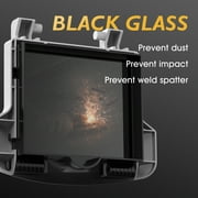 TOOLIOM Flip Front Welding Helmet Welding Mask with Flip Up Lens Welding Hood Shade-10 Black Welder Helmet