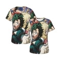 thumbnail image 6 of Anime Mha My Hero Academia Women's T Shirts Round Neck Short-Sleeve Soft T-Shirt Summer Casual Tee Tops 3D Printing Tee Shirt, 6 of 6