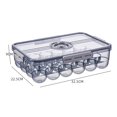 thumbnail image 1 of Square Refrigerator Storage Box Reusable Plastic Kitchen Fresh Keeping Case - A, 1 of 2